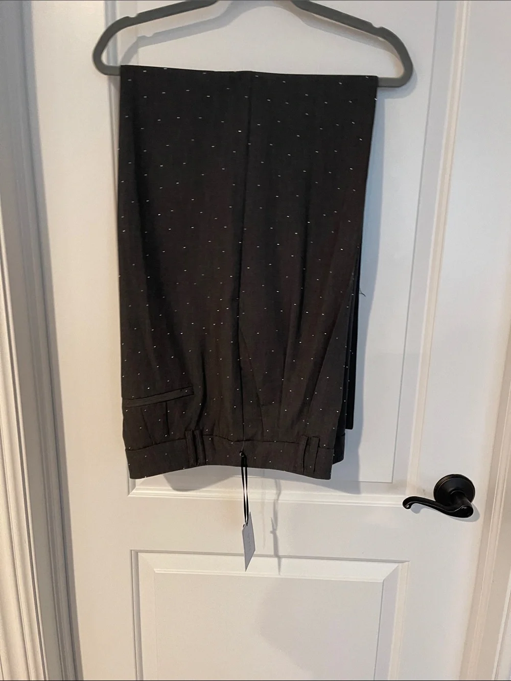 Isabel Marant Black Pin-Dot Double-Breasted Blazer with Matching Trousers